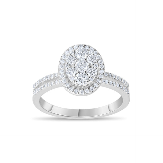 0,60 ct. Baguette Diamond Ring w/14K Gold