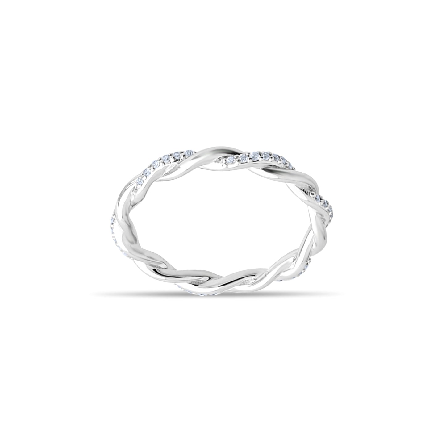 0,17 ct. Baguette Diamond Ring w/14K Gold