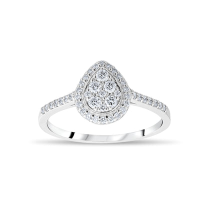 خاتم ألماس باغيت 0.28 قيراط، مصنوع من ذهب عيار 14 قيراطًا