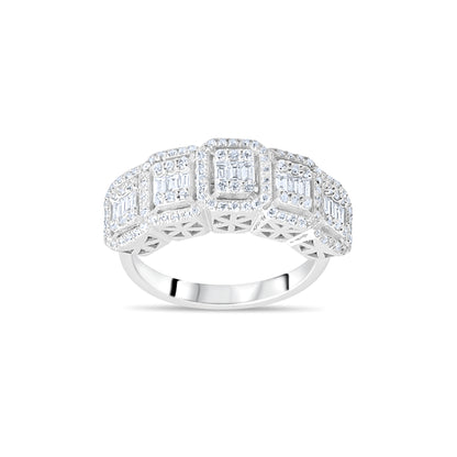 0,80 ct. Baguette Diamond Ring w/14K Gold