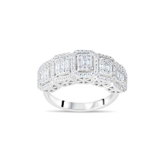 0,80 ct. Baguette Diamond Ring w/14K Gold