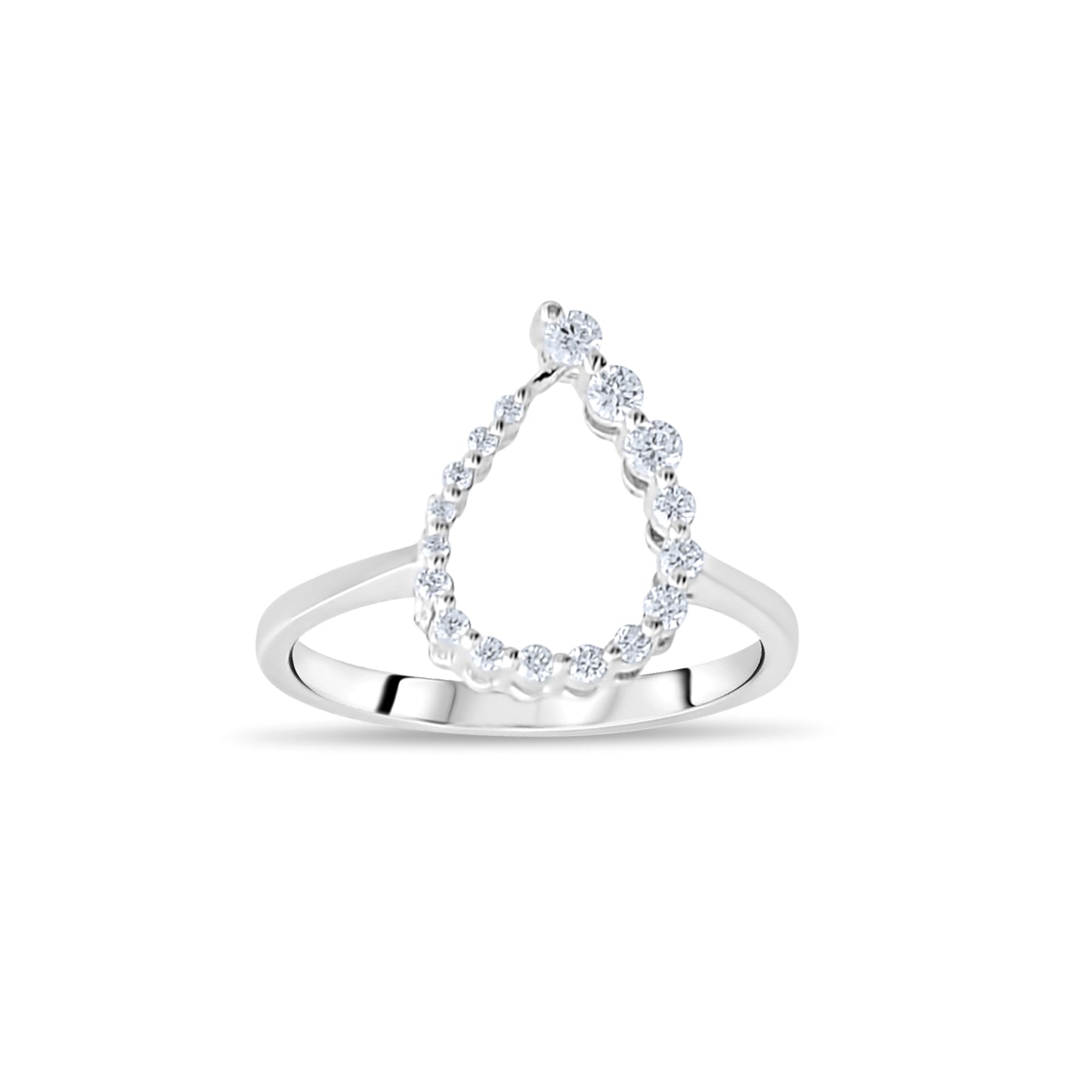 0,21 ct. Baguette Diamond Ring w/14K Gold