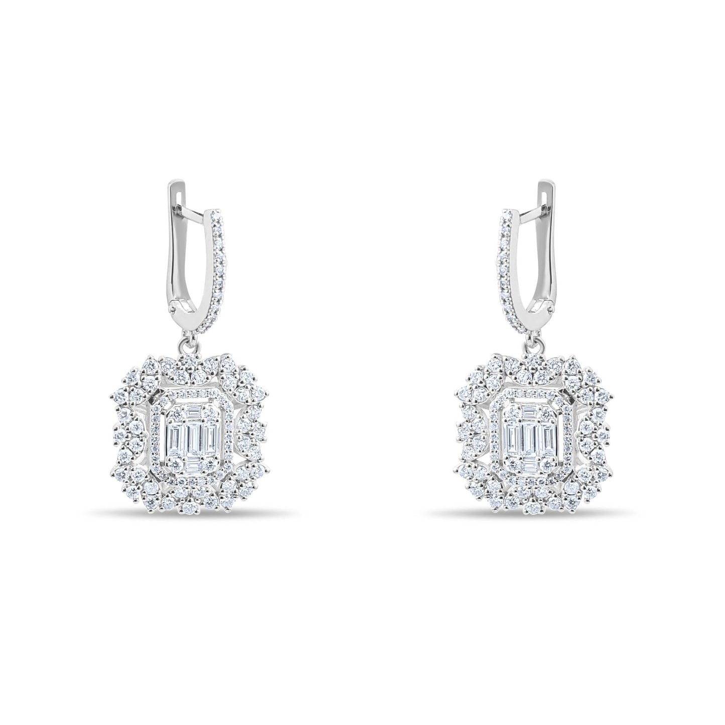 14K GOLD JEWELLERY WITH DIAMOND EARRING