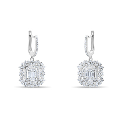 14K GOLD JEWELLERY WITH DIAMOND EARRING