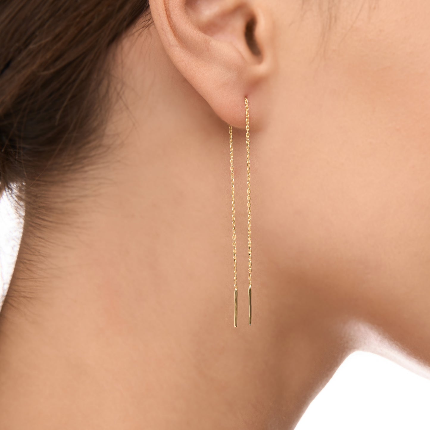 14K Cabaret Chain Single Earring