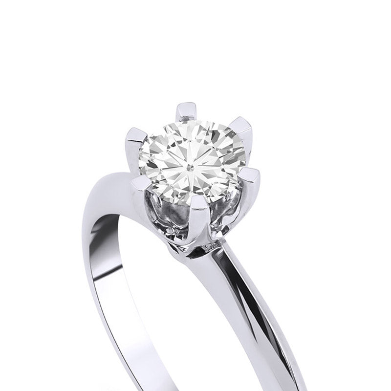0,70 ct. Baguette Diamond Ring w/14K Gold