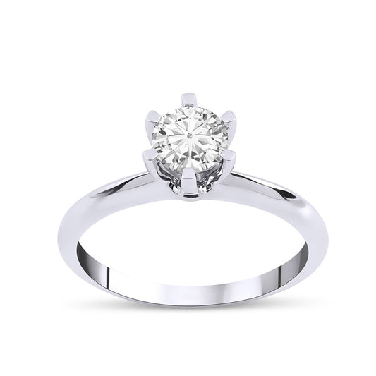 0,70 ct. Baguette Diamond Ring w/14K Gold
