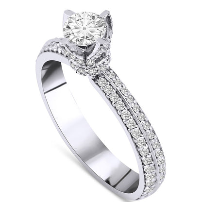 0,90 ct. Baguette Diamond Ring w/14K Gold