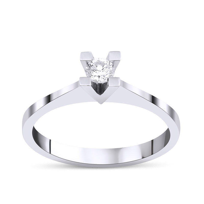 0,20 ct. Baguette Diamond Ring w/14K Gold