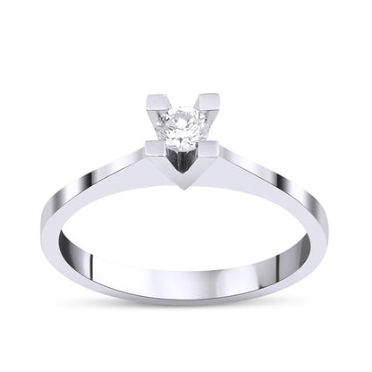 0,20 ct. Baguette Diamond Ring w/14K Gold