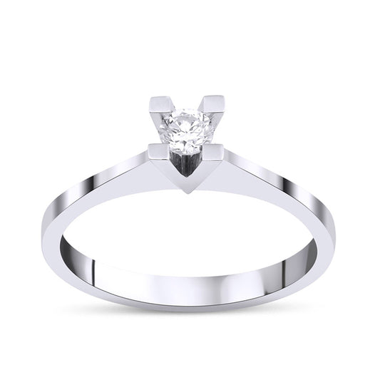 0,20 ct. Baguette Diamond Ring w/14K Gold