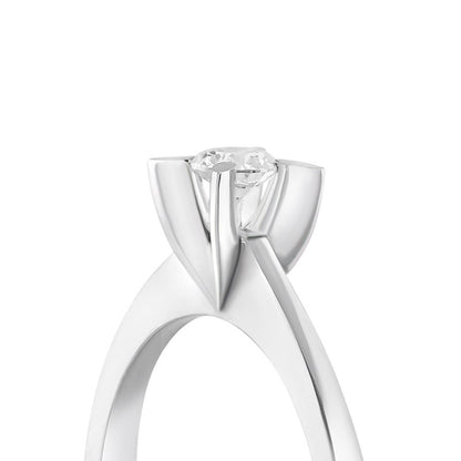 0,25 ct. Baguette Diamond Ring w/14K Gold
