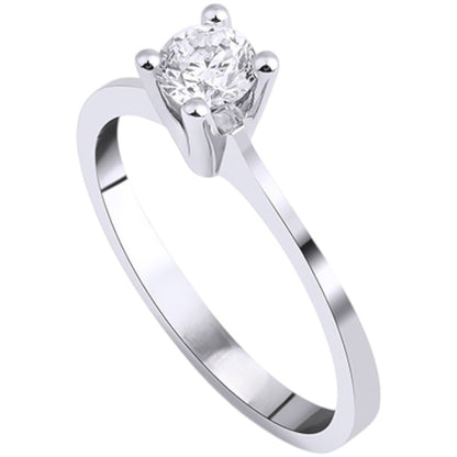 0,35 ct. Baguette Diamond Ring w/14K Gold