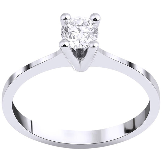 0,35 ct. Baguette Diamond Ring w/14K Gold
