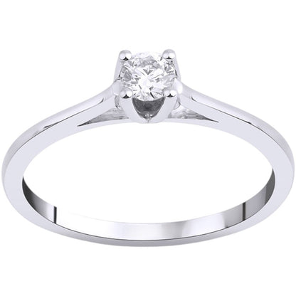 0,20 ct. Baguette Diamond Ring w/14K Gold
