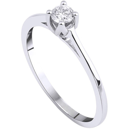 0,20 ct. Baguette Diamond Ring w/14K Gold