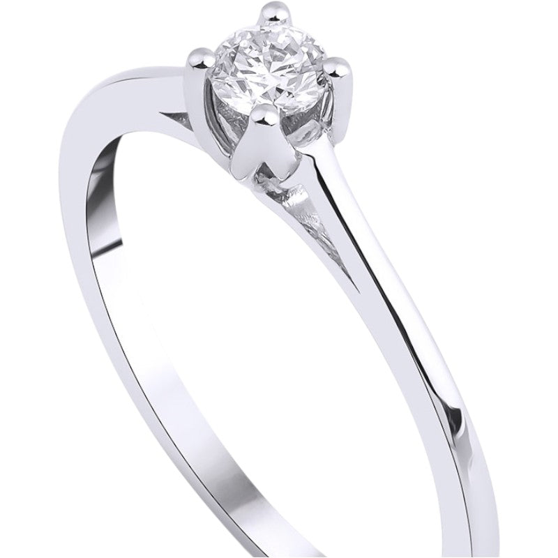 0,20 ct. Baguette Diamond Ring w/14K Gold