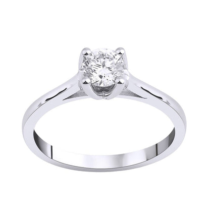 0,50 ct. Baguette Diamond Ring w/14K Gold