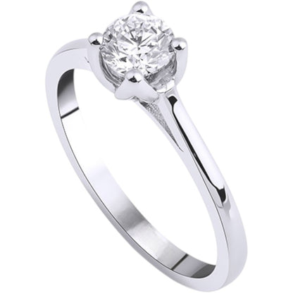 0,50 ct. Baguette Diamond Ring w/14K Gold