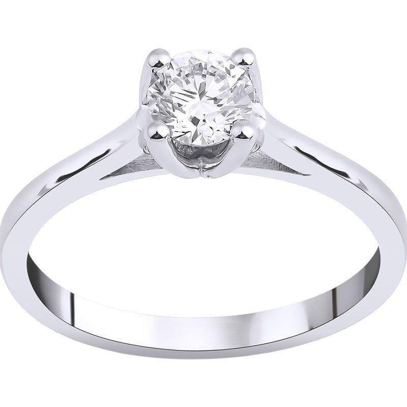 0,50 ct. Baguette Diamond Ring w/14K Gold