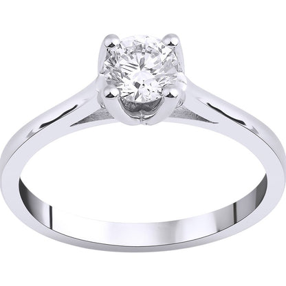 0,50 ct. Baguette Diamond Ring w/14K Gold