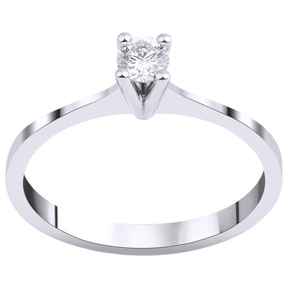 0,20 ct. Baguette Diamond Ring w/14K Gold