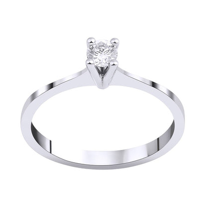 0,20 ct. Baguette Diamond Ring w/14K Gold