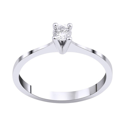 0,20 ct. Baguette Diamond Ring w/14K Gold