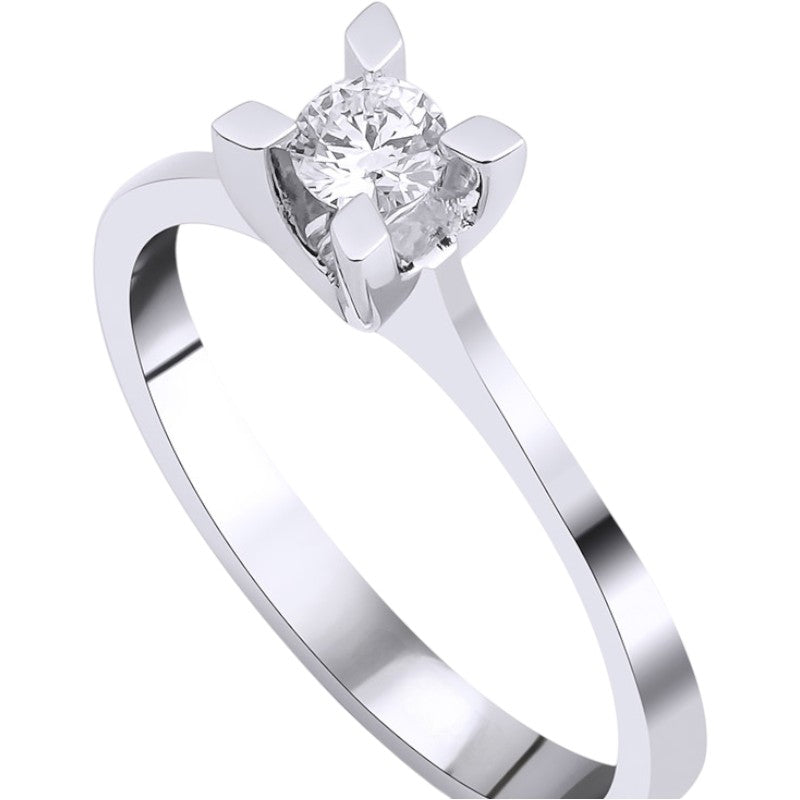 0,20 ct. Baguette Diamond Ring w/14K Gold