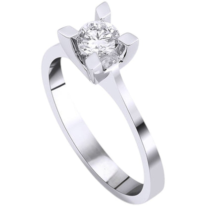0,35 ct. Baguette Diamond Ring w/14K Gold