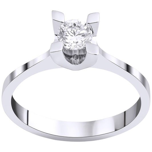 0,35 ct. Baguette Diamond Ring w/14K Gold