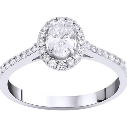 0,60 ct. Solitaire Diamond Ring w/14K Gold