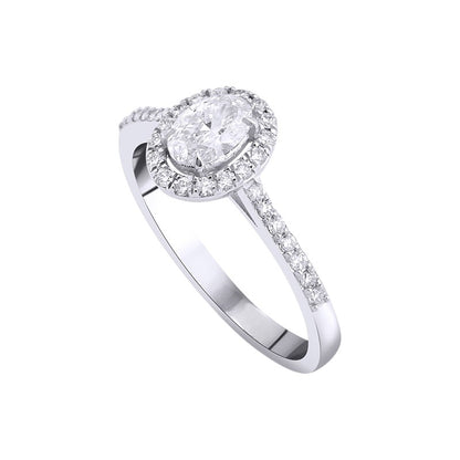 0,60 ct. Solitaire Diamond Ring w/14K Gold