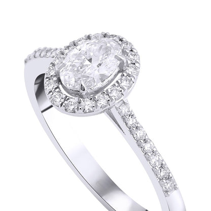 0,60 ct. Solitaire Diamond Ring w/14K Gold