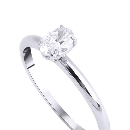 0,40 ct. Solitaire Diamond Ring w/14K Gold