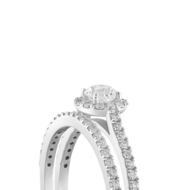 0,70 ct. Solitaire Diamond Ring w/14K Gold