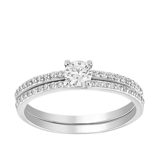 0,40 ct. Solitaire Diamond Ring w/14K Gold