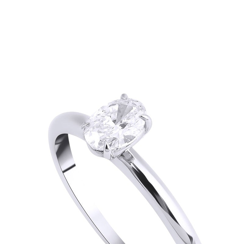 0,20 ct. Solitaire Diamond Ring w/14K Gold
