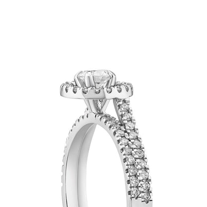 0,70 ct. Solitaire Diamond Ring w/14K Gold