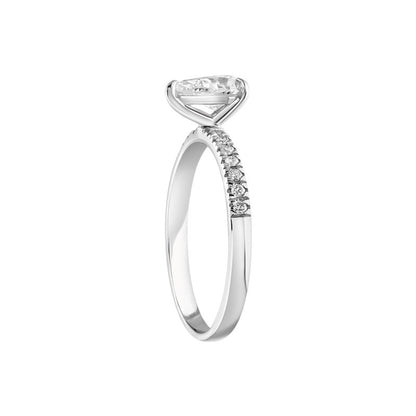 0,60 ct. Solitaire Diamond Ring w/14K Gold