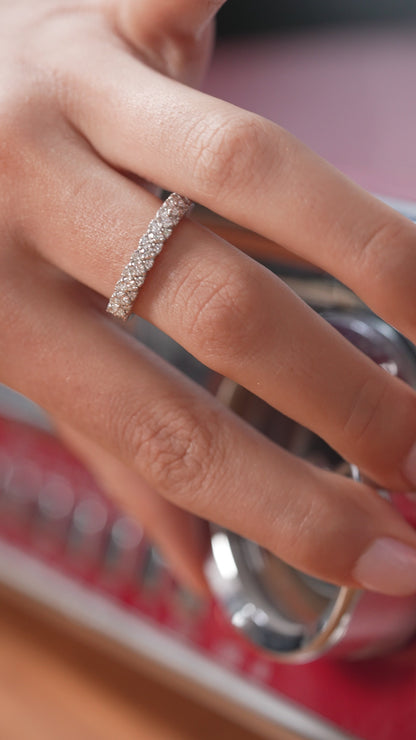 0,59 ct. Baguette Diamond Ring w/14K Gold