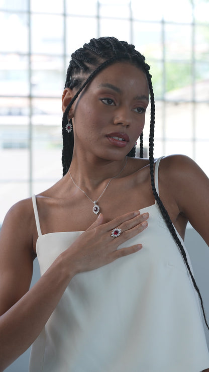 0,69 ct. Baguette Diamond Ring w/14K Gold