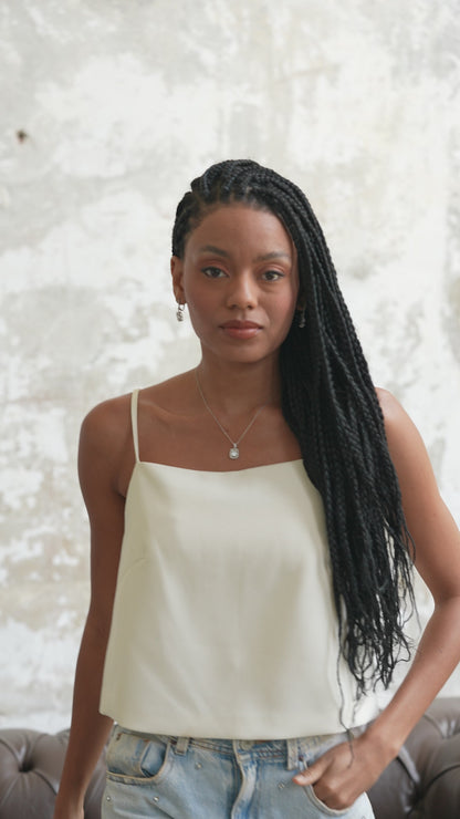 0,52 ct. Diamond Necklace w/14K Gold