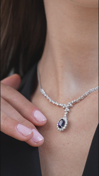 1,22 ct. Diamond Necklace w/14K Gold