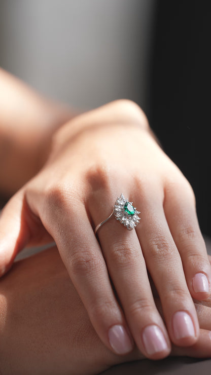 0,50 ct. Baguette Diamond Ring w/14K Gold