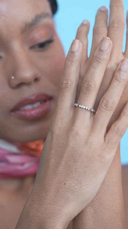 0,12 ct. Baguette Diamond Ring w/14K Gold