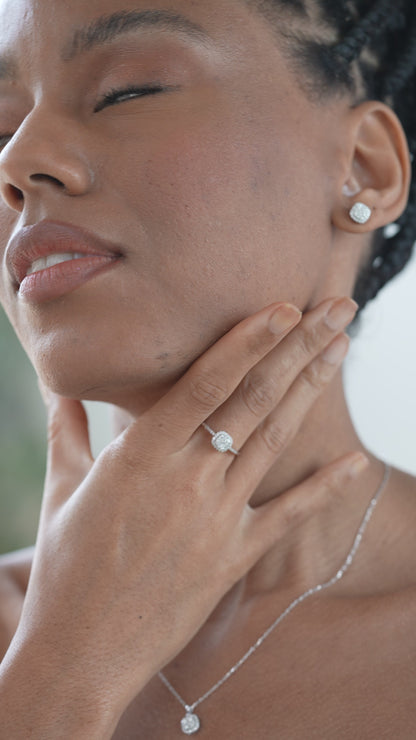 خاتم ألماس باغيت 0.26 قيراط، مصنوع من ذهب عيار 14 قيراطًا