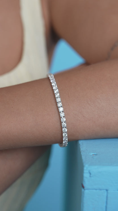 8,14 ct. Diamond Bracelet w/14K Gold