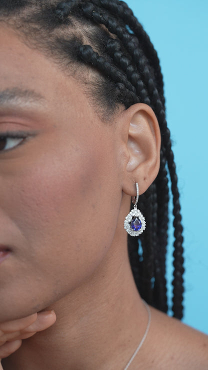 1,21 ct. Baguette Diamond Earring w/14K Gold