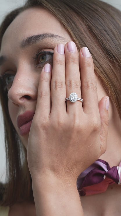 0,60 ct. Baguette Diamond Ring w/14K Gold